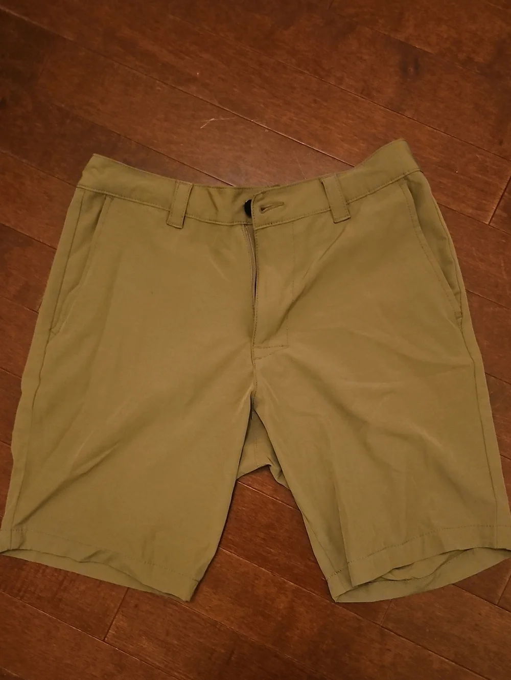 Banana Republic Olive Flat-Front Men's Shorts